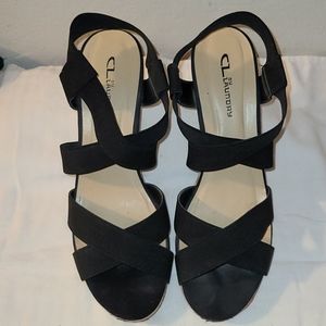 Women's Black Size 10M Wedges